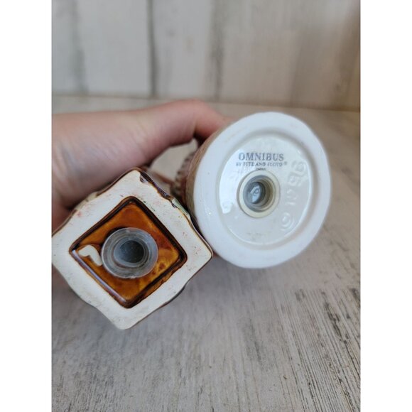 Santa‎ Claus present salt pepper shaker ceramic vintage xmas set - Picture 5 of 5